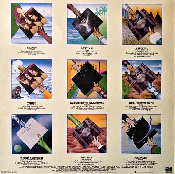 Emerson, Lake & Palmer : The Best Of Emerson Lake & Palmer (LP, Comp)