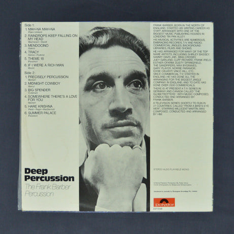 The Frank Barber Percussion : Deep Percussion (LP)