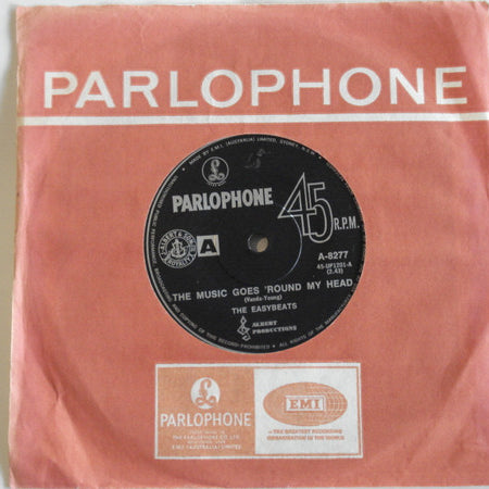 The Easybeats : The Music Goes Round My Head (7", Single)