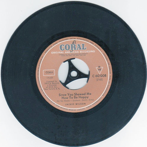 Jackie Wilson : Since You Showed Me How To Be Happy (7", Single)