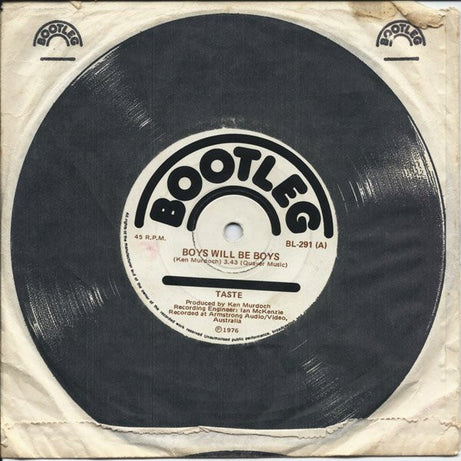 Taste (5) : Boys Will Be Boys (7", Single)