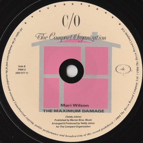 Mari Wilson : Ain't That Peculiar (7", Single, Blu)