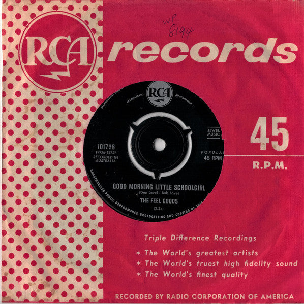 The Feel Goods : Good Morning Little Schoolgirl (7")