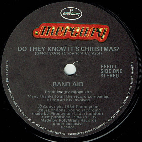 Band Aid : Do They Know It's Christmas? (7", Single)