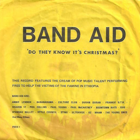Band Aid : Do They Know It's Christmas? (7", Single)