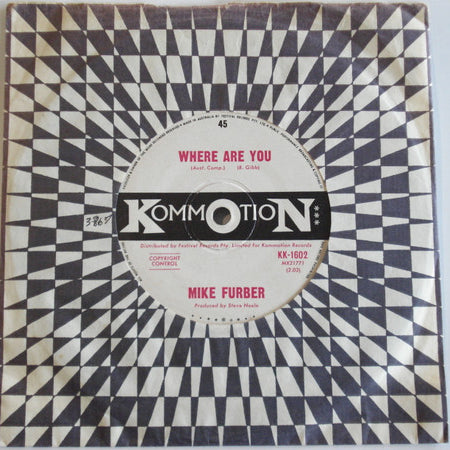 Mike Furber : Where Are You (7")