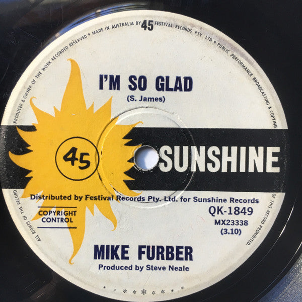 Mike Furber : It's Too Late (7")