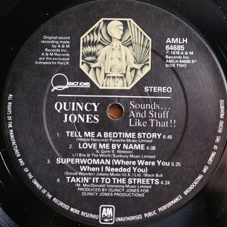Quincy Jones : Sounds ... And Stuff Like That!! (LP, Album)