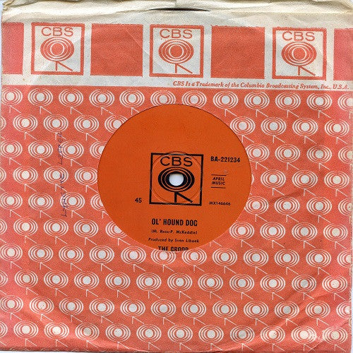 The Groop (3) : Ol' Hound Dog / Cry, Cry Baby (7")