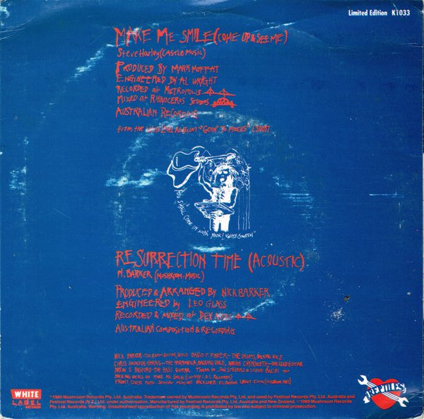 Nick Barker And The Reptiles : Make Me Smile (Come Up And See Me) (7", Single, Ltd)