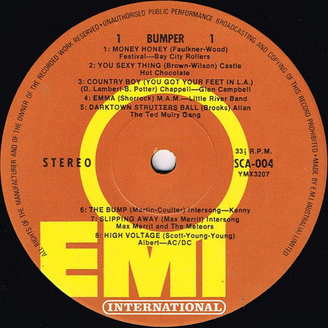 Various : Bumper (LP, Comp)