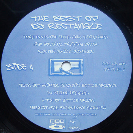 DJ Rectangle : The Best Of DJ Rectangle (2x12")