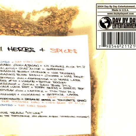 MF Doom / MF Grimm : Special Herbs & Spices Volume 1 (CD, Album)