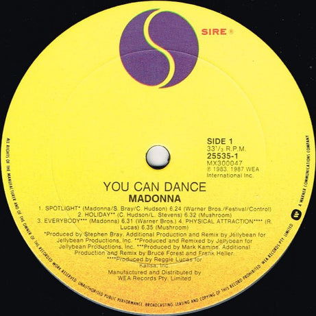 Madonna : You Can Dance (LP, Comp)