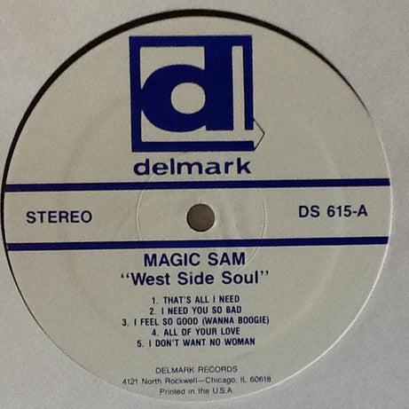 Magic Sam Blues Band : West Side Soul (LP, Album, RE)