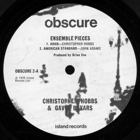 Christopher Hobbs / John Adams / Gavin Bryars : Ensemble Pieces (LP, Gre)
