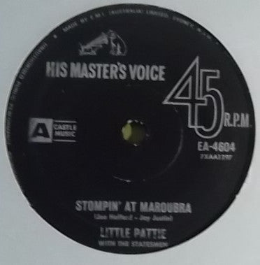 Little Pattie With The Statesmen (6) : He's My Blonde-headed, Stompie Wompie, Real Gone Surfer Boy (7", Single)