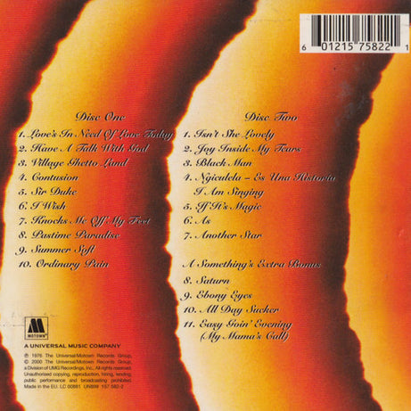 Stevie Wonder : Songs In The Key Of Life (2xCD, Album, RE, RM, Dig)