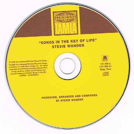Stevie Wonder : Songs In The Key Of Life (2xCD, Album, RE, RM, Dig)