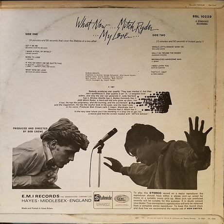 Mitch Ryder : What Now My Love (LP)