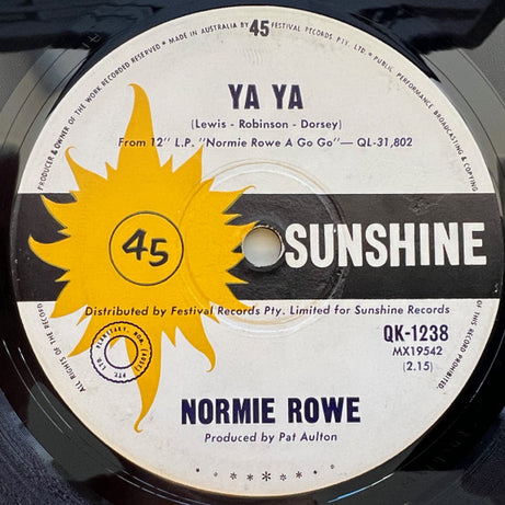 Normie Rowe : The Breaking Point (7", Single)