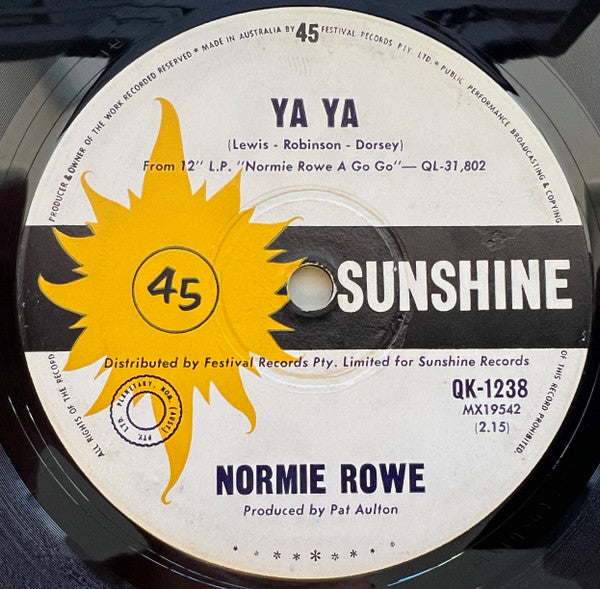 Normie Rowe : The Breaking Point (7", Single)