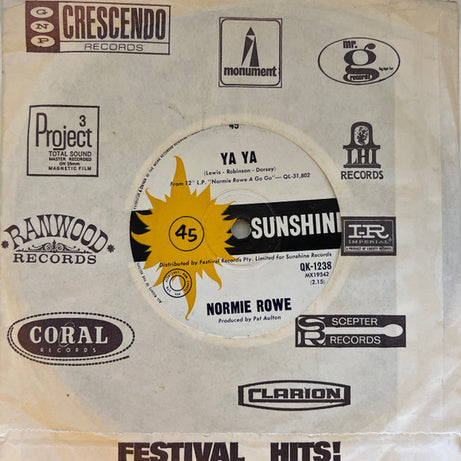 Normie Rowe : The Breaking Point (7", Single)