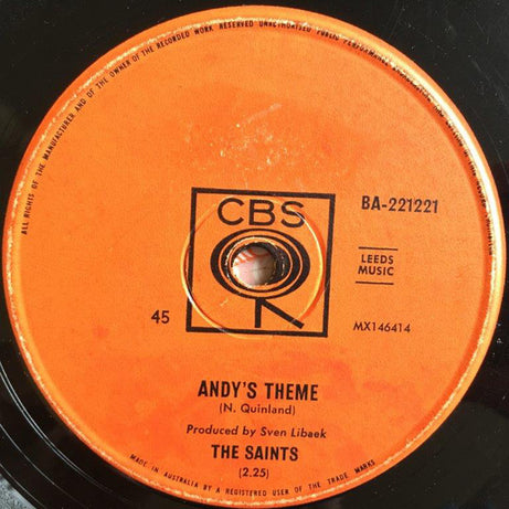 The Saints (17) : It Ain't Fair (7")