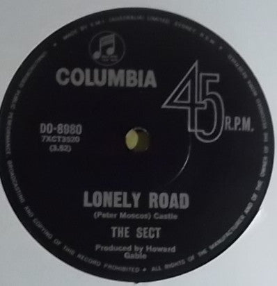 The Sect (8) : Lonely Road (7", Bla)