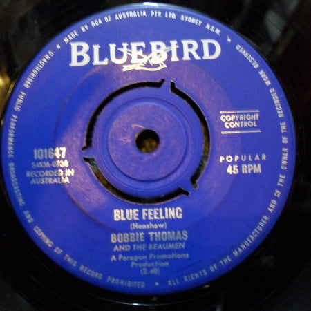 Bobbie Thomas And The Beaumen : Lavender Blue (Dilly Dilly) (7", Single)