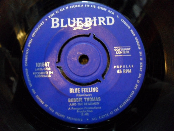 Bobbie Thomas And The Beaumen : Lavender Blue (Dilly Dilly) (7", Single)