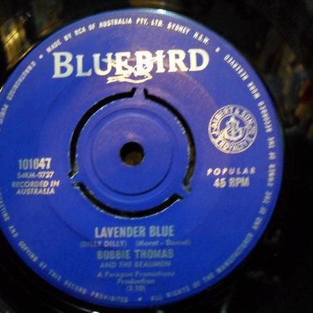 Bobbie Thomas And The Beaumen : Lavender Blue (Dilly Dilly) (7", Single)