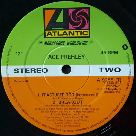 Ace Frehley / Frehley's Comet : Into The Night (12", Single)