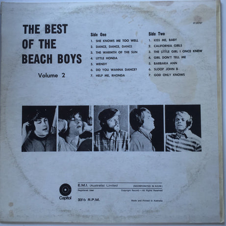 The Beach Boys : The Best Of The Beach Boys Volume 2 (LP, Comp, RE, RP)