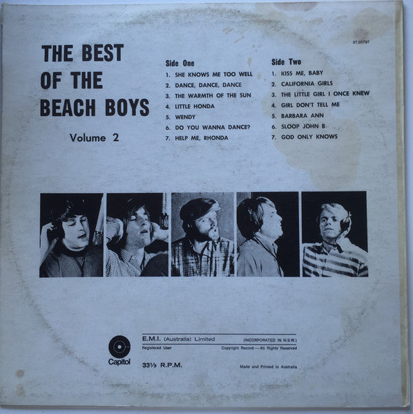 The Beach Boys : The Best Of The Beach Boys Volume 2 (LP, Comp, RE, RP)