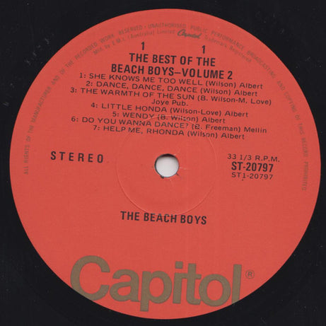The Beach Boys : The Best Of The Beach Boys Volume 2 (LP, Comp, RE, RP)