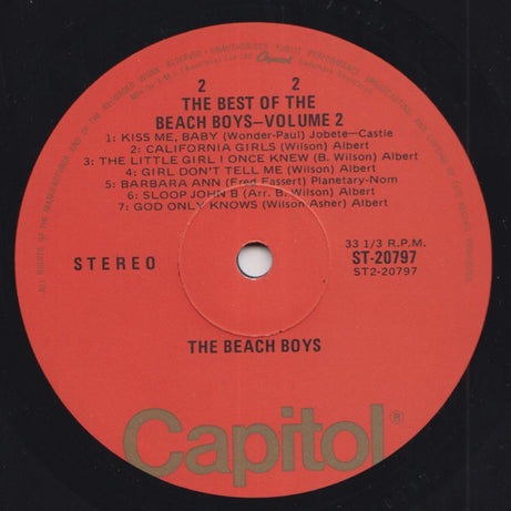 The Beach Boys : The Best Of The Beach Boys Volume 2 (LP, Comp, RE, RP)