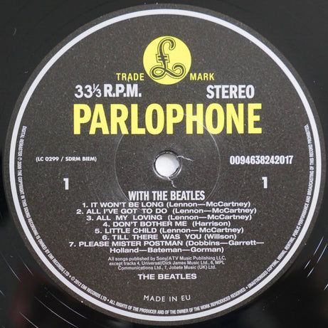 The Beatles : With The Beatles (LP, Album, RE, RM, 180)