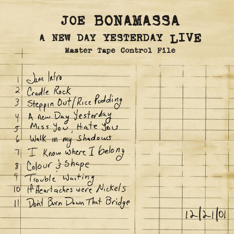 Joe Bonamassa : A New Day Yesterday Live (2xLP, RE)