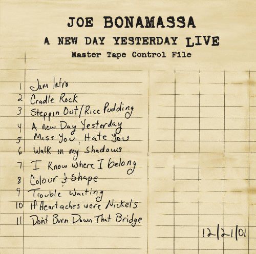 Joe Bonamassa : A New Day Yesterday Live (2xLP, RE)