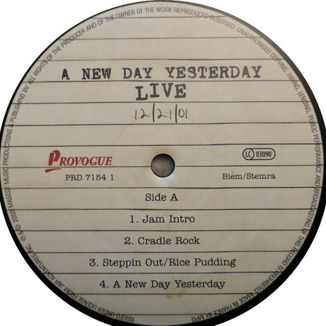 Joe Bonamassa : A New Day Yesterday Live (2xLP, RE)