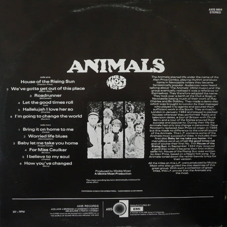 Animals* : The Most Of (LP, Comp, Ste)