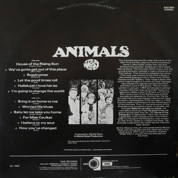 Animals* : The Most Of (LP, Comp, Ste)
