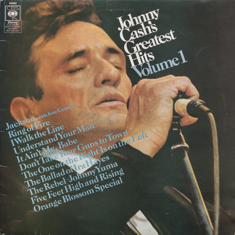 Johnny Cash : Greatest Hits Volume 1 (LP, Comp, Ste)