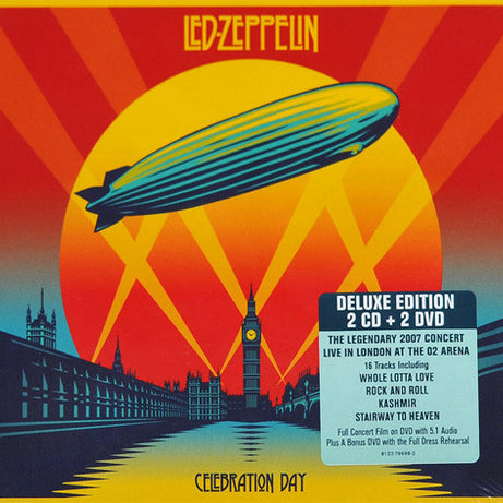 Led Zeppelin : Celebration Day (2xCD, Album + DVD-V, PAL + DVD-V, PAL, Bon + Box, )