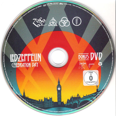 Led Zeppelin : Celebration Day (2xCD, Album + DVD-V, PAL + DVD-V, PAL, Bon + Box, )