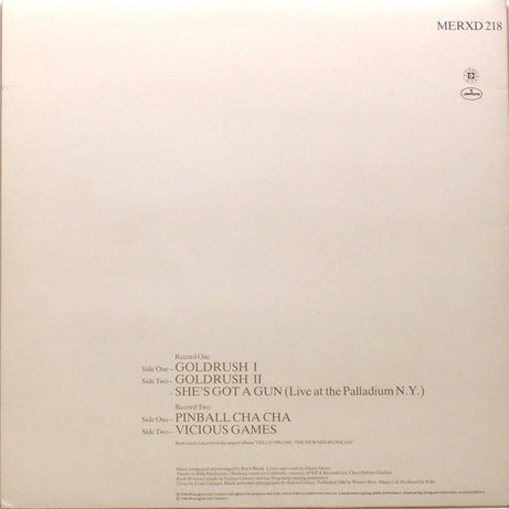 Yello : Goldrush (2x12", Single, S/Edition, Gat)