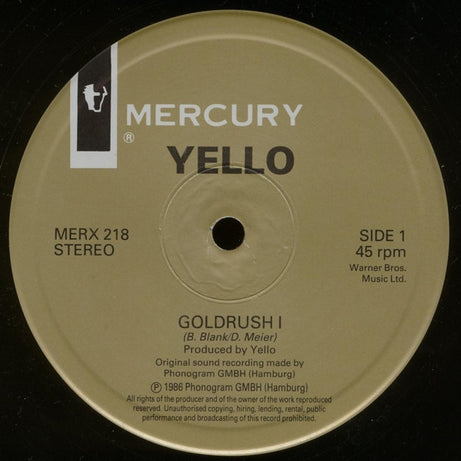 Yello : Goldrush (2x12", Single, S/Edition, Gat)