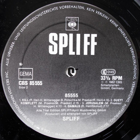Spliff : 85555 (LP, Album)