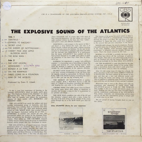The Atlantics : The Explosive Sound Of The Atlantics (LP, Mono)